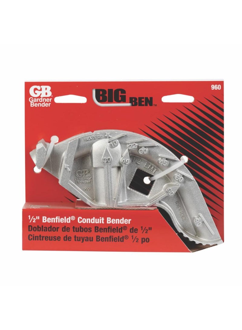 Gardner Bender Big Ben Aluminum Conduit Bender 19 5 X 1 27 Cm