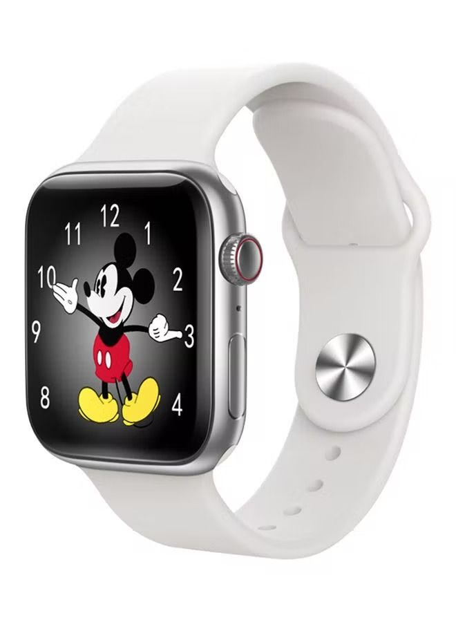 Global Version Chipset Fitness Tracker Smart Watch White - Image 1
