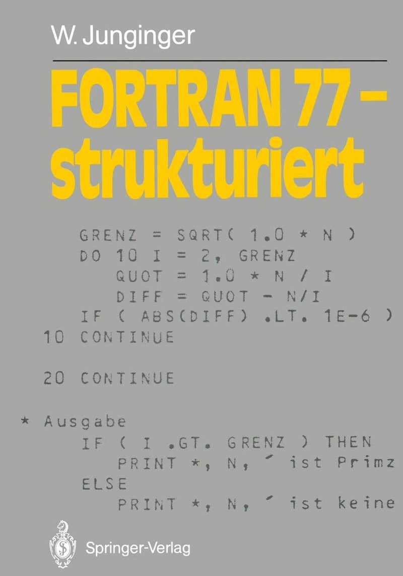 FORTRAN 77 - strukturiert