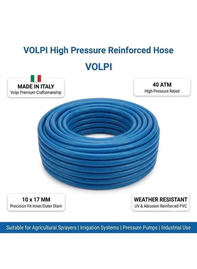 Volpi High Pressure Plastic Hose 10×17 mm – 40 Bar (100 m) | Made in Italy - Image 2