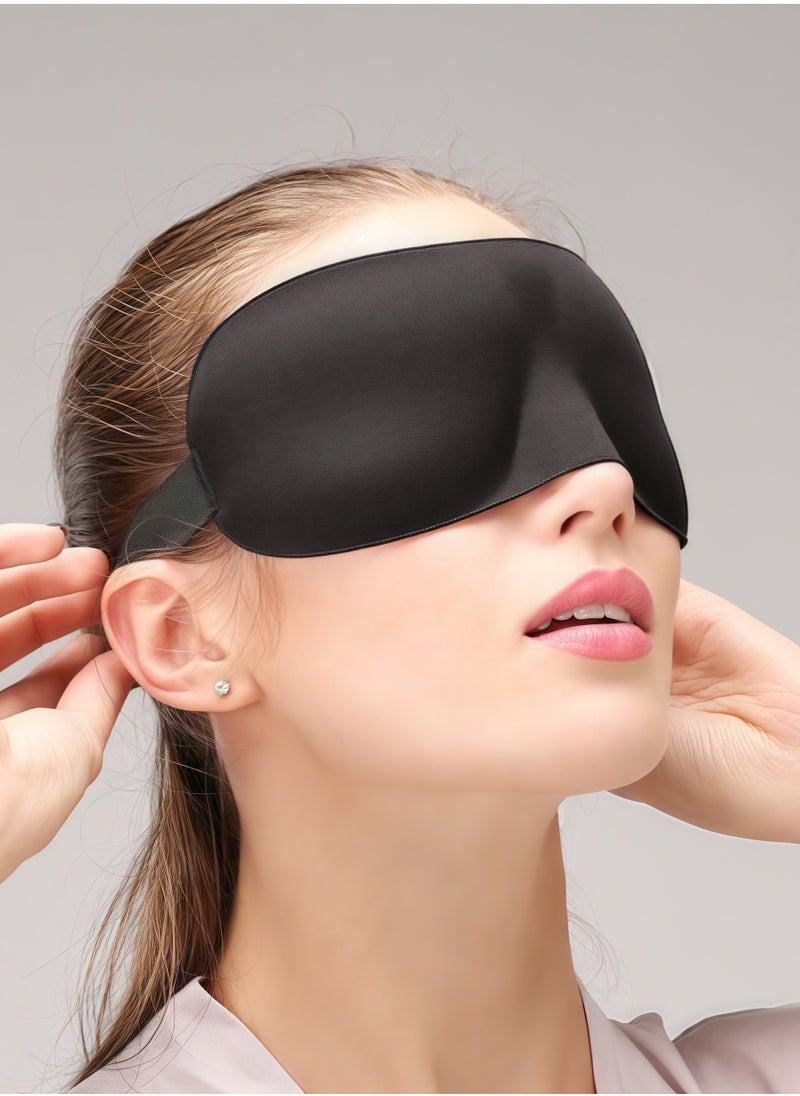 3D Advanced Sleep Eye Mask Perfect Light Blocking 3D Eye Mask Eye Mask Eye Patch Women Men Children Soft Travel Car Outing Camping Beach - Free Eye Movement - Ergonomic Design - Comfortable Sleep
