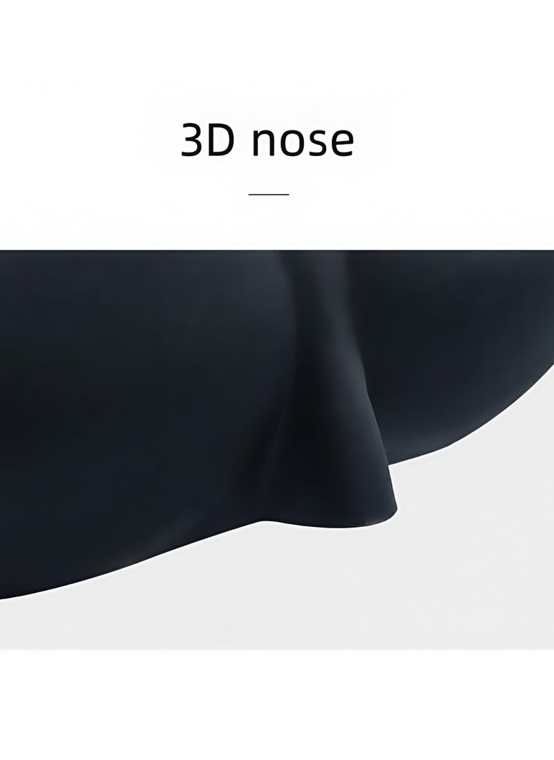 Generic - Unisex Sleeping Eye Mask - Perfect Light Blocking 3D Eye Mask, Soft and Comfortable Eyeshadow Mask for Travel, Yoga, Napping - Black - Image 1