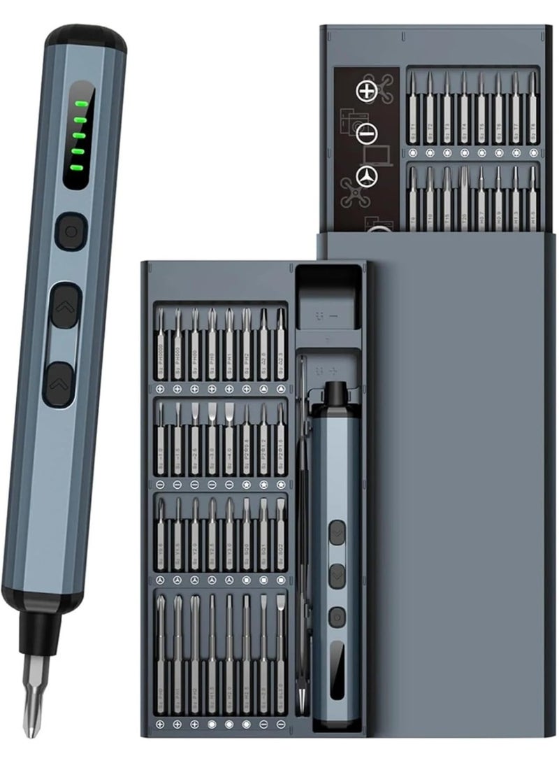 Mini Electric Screwdriver – Precision 68-in-1 Tool Kit with Magnetic Bits – Lightweight & Easy-to-Use for Daily Repairs - Image 1