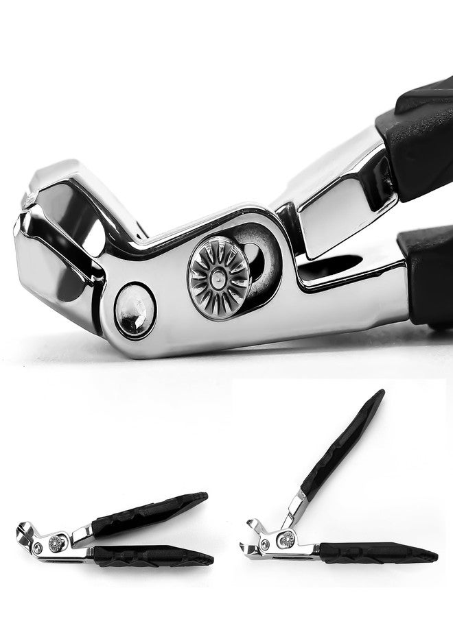 BuleVina Pro Nail Clippers for Seniors with Thick Toenails - Long Handled Ergonomic Design for Fingernails and Toenails - Proclip Wide Jaw Opening with Large Angled Head - Image 3