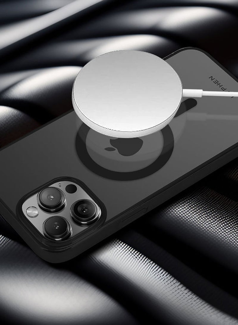 هايفن حافظة إطار Noct MagSafe - آيفون 15 برو ماكس - 6.7 شفاف - Image 5