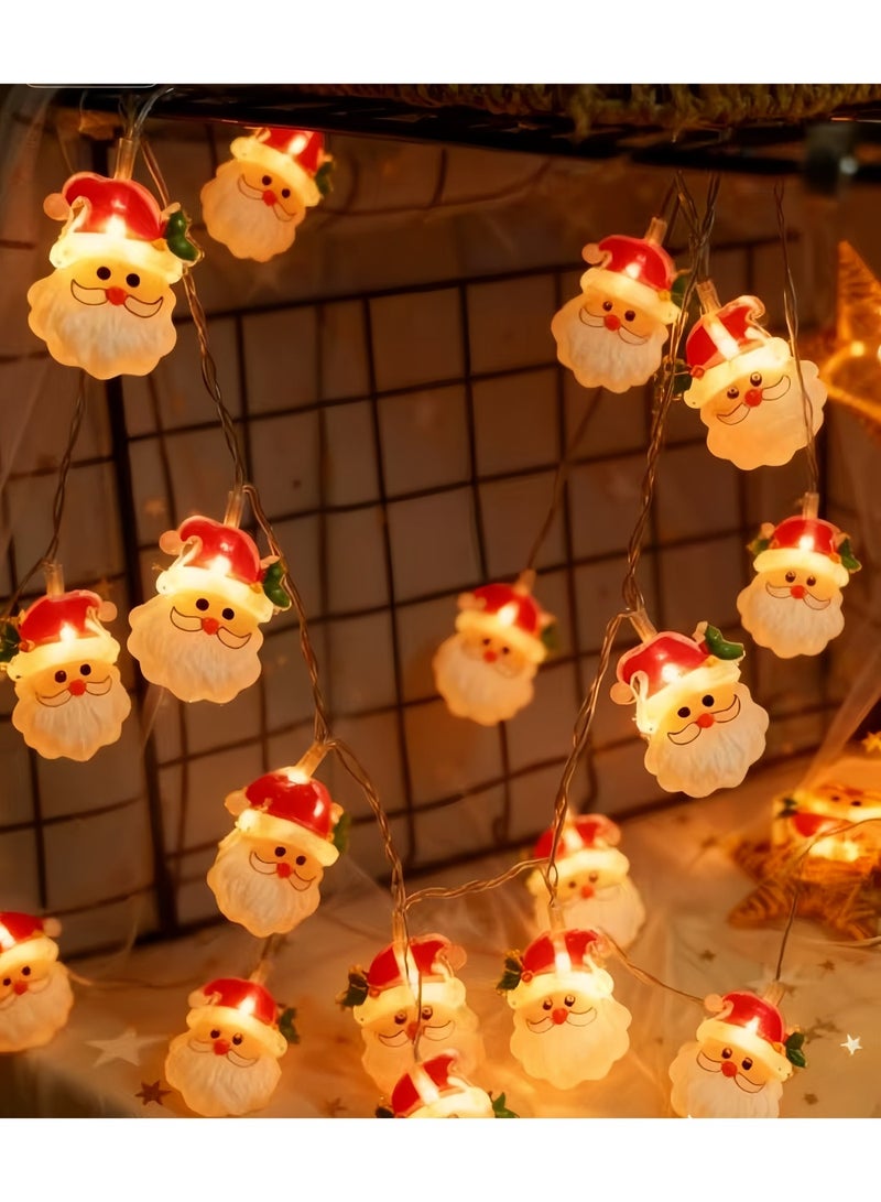 Santa-shaped String Lights - Image 1