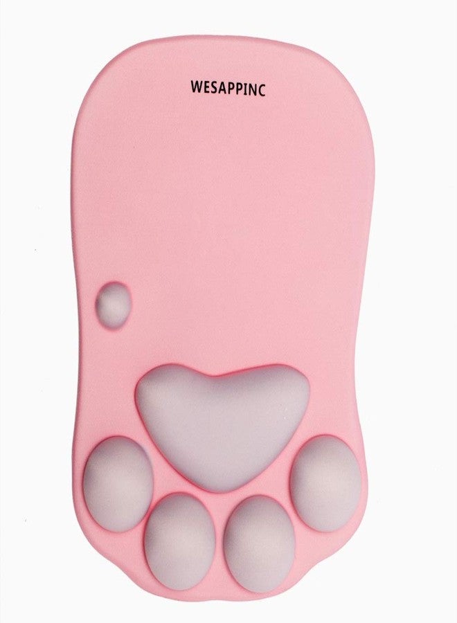 WESAPPINC Cat Paw Mouse Pad with Wrist Support Cushion Soft Silicone Wrist Rests Ergonomic Cute Mousepad - Image 1