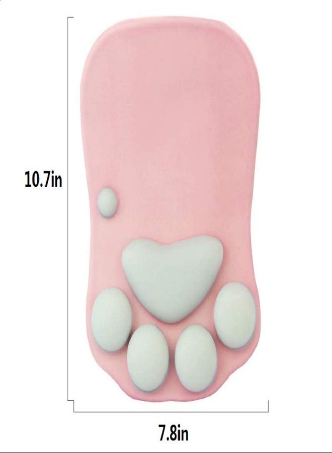 WESAPPINC Cat Paw Mouse Pad with Wrist Support Cushion Soft Silicone Wrist Rests Ergonomic Cute Mousepad - Image 4