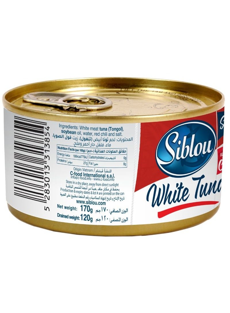 Siblou White Tuna With Red Chili 170g  - Image 2