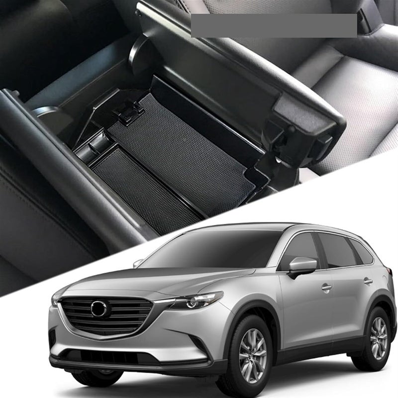 QASULER ABS Armrest Storage Box for Mazda CX-9 - Image 5