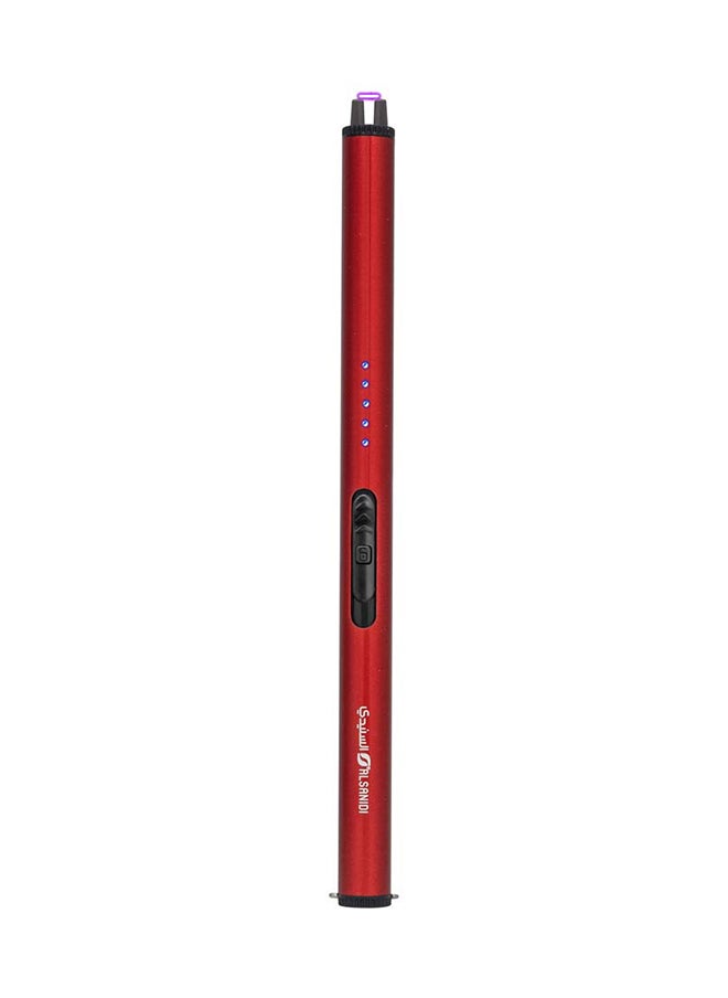 AL SANIDI electric lighter, Red, Size22*1.5 Cm  - Image 1