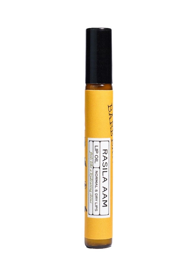The Bare Bar Rasila Aam Lip Oil - 10 ml with Jojoba, Coconut, Grapeseed & Olive Oils – Nourishing, Moisturizing & Soothing for Smooth, Supple Lips | Reduces Dryness & Inflammation | Lip Care for Healthy Lips - Image 3