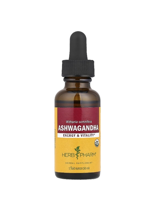 Herb Pharm, Ashwagandha, 626 mg, 1 fl oz (30 ml) (Packaging may vary) - Image 1