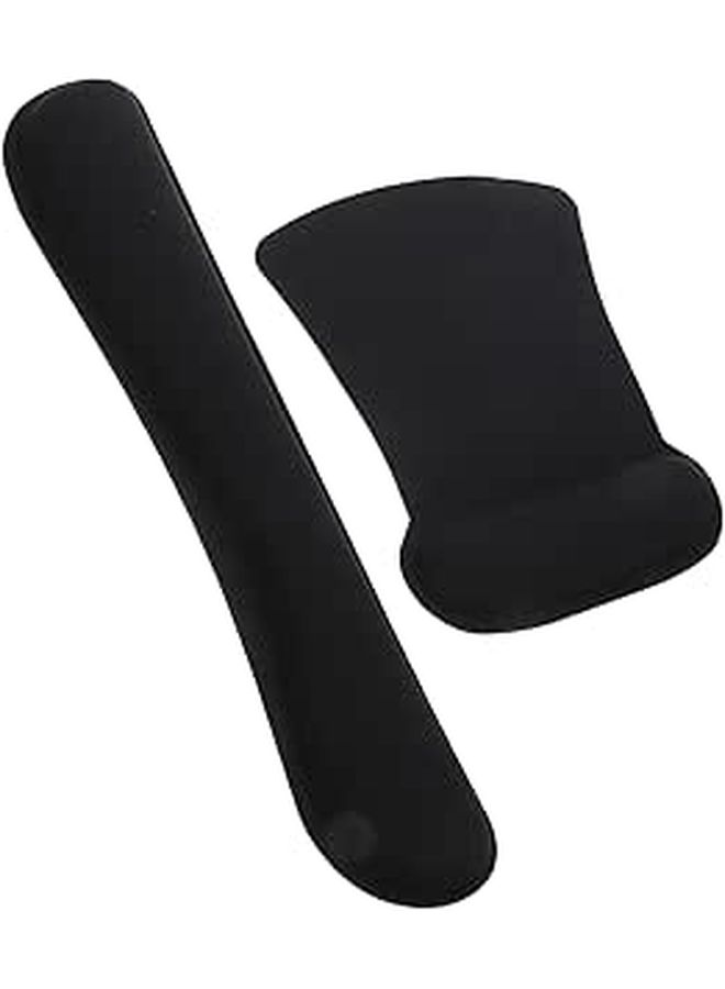 Memory Foam Keyboard Wrist Rest And Cartoon Mouse Pad Set Non Slip Base For Office Gaming Use - Image 1