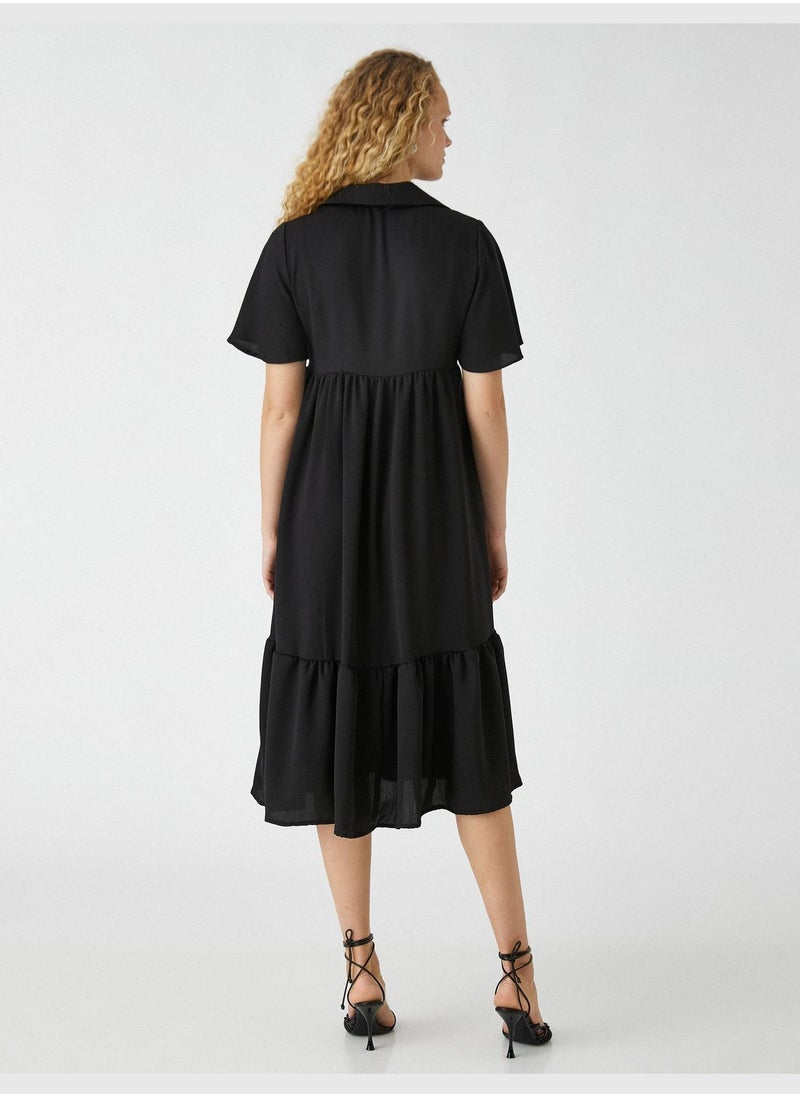 KOTON - Shirt Dress Frilled - Image 1