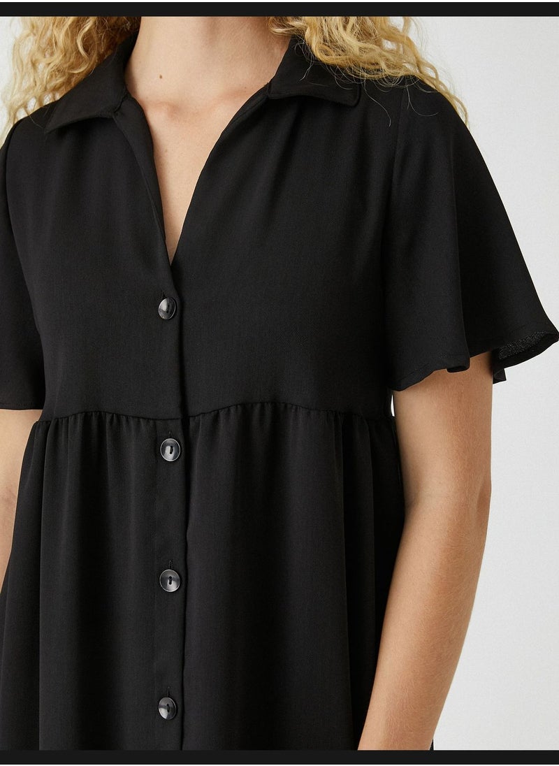 KOTON - Shirt Dress Frilled - Image 1
