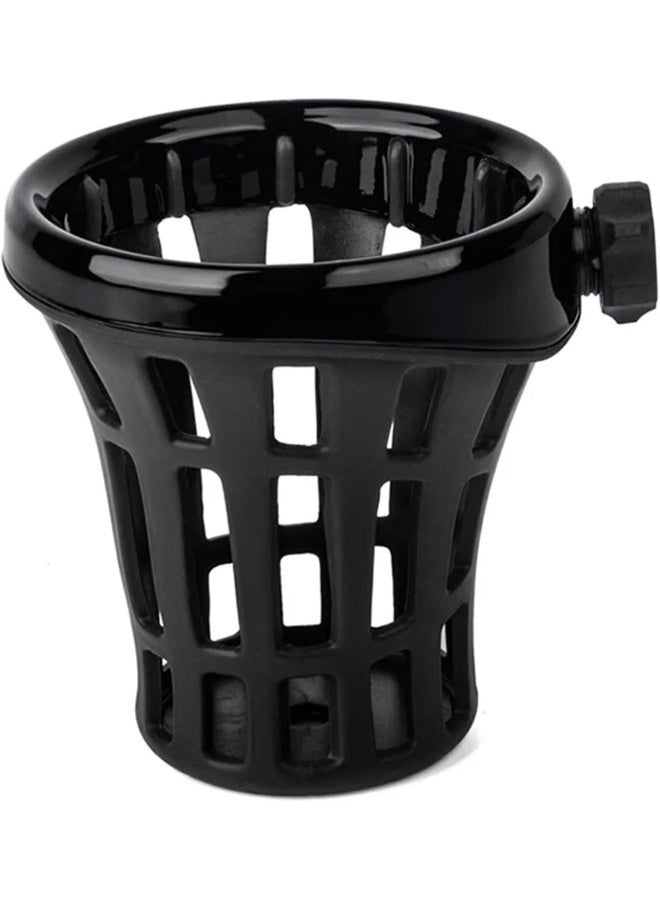 Black Motorcycle Handlebar Cup Holder - Image 2