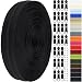 DOITEM 12 Yards Nylon Coil Zipper by The Yards 3 Bulk Zippers for DIY Sewing Craft Bags with Replacement 25PCS Sliders Black 3 - Image 2