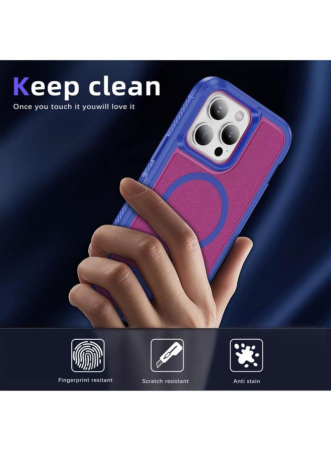 اس-توب جراب لهاتف iPhone 13 Pro Max Guard MagSafe Holder غير لامع من البولي كربونات الهجينة TPU - Image 4