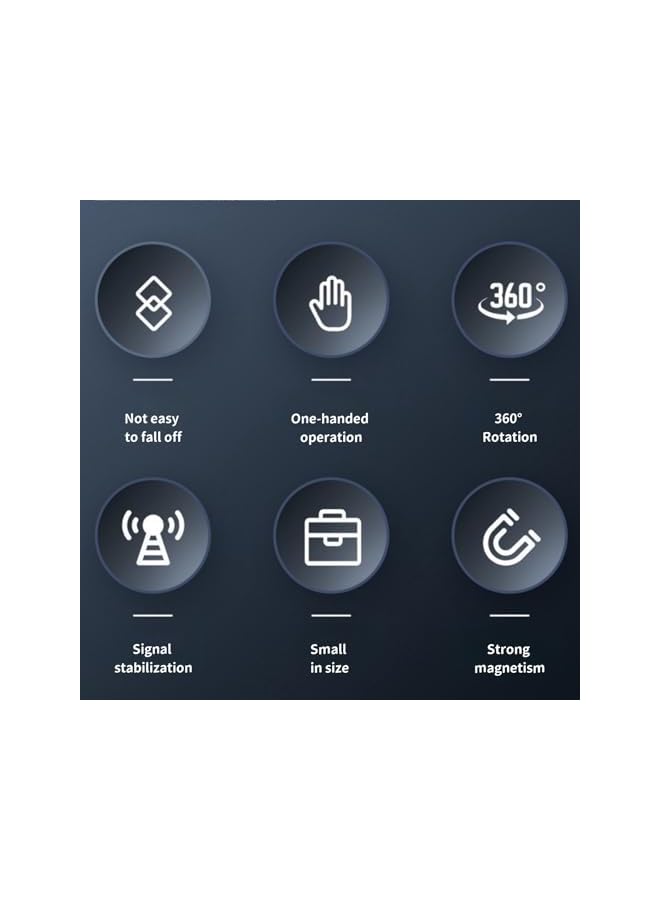 S-TOP Car Magnetic Phone Holder，Car Mount, 360° Rotating Car Mount Hands-Free Dashboard Phone Holder for iPhone 12/13/14/15 Pro Max Samsung - Image 4