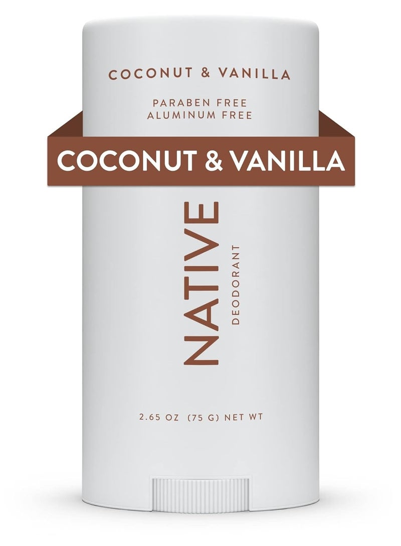 native Deodorant Contains Naturally Derived Ingredients, 72 Hour Odor Control | Deodorant for Women and Men, Aluminum Free with Baking Soda, Coconut Oil and Shea Butter | Coconut & Vanilla - Image 1