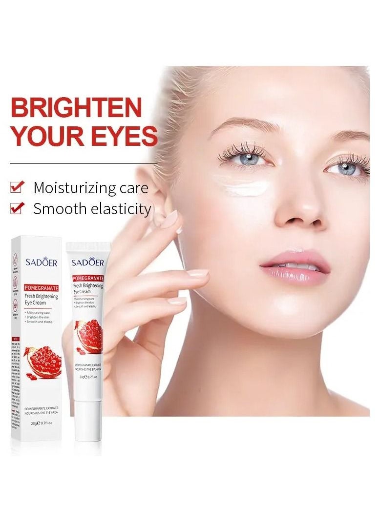 SADOER - Sadore Set with Pomegranate Extract Consisting of 6 Pieces to Lighten, Moisturize and Soften Skin (Serum 30ml + Cream 50g + Toner 50 + Lotion 120ml + Eye Cream 20g + Moisturizer and Facial Cleanser 10 - Image 1