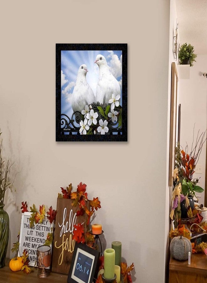 pnf Framed Poster of Pigeon 3859-(14x14inch,Multicolour,Synthetic) - Image 2