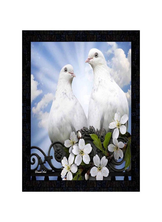 pnf Framed Poster of Pigeon 3859-(14x14inch,Multicolour,Synthetic) - Image 1
