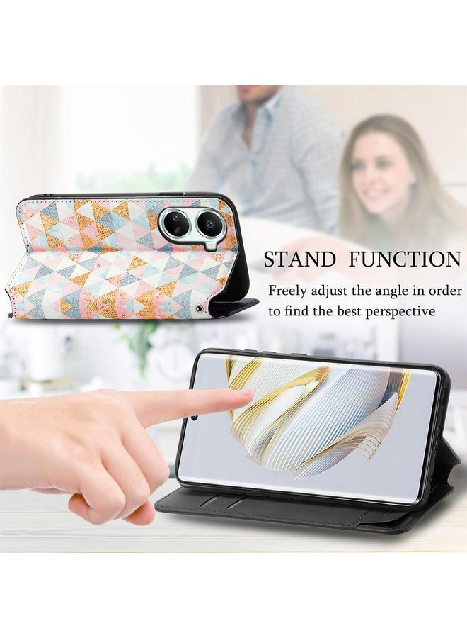 S-TOP Case For Huawei Nova 10 SE CaseNeo Colorful Magnetic Leather Phone Case - Image 5