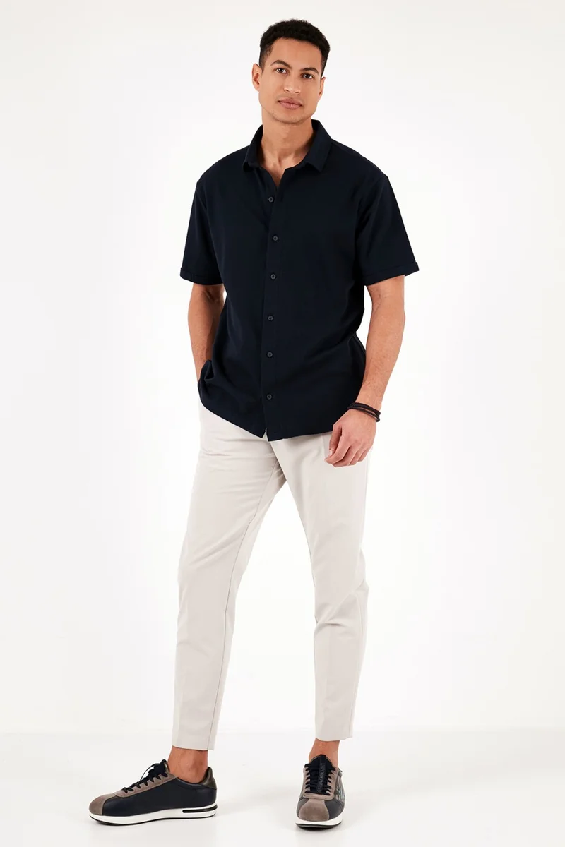 Buratti Cotton Regular Fit Short Sleeve Shirt Men's Shirt 5902724