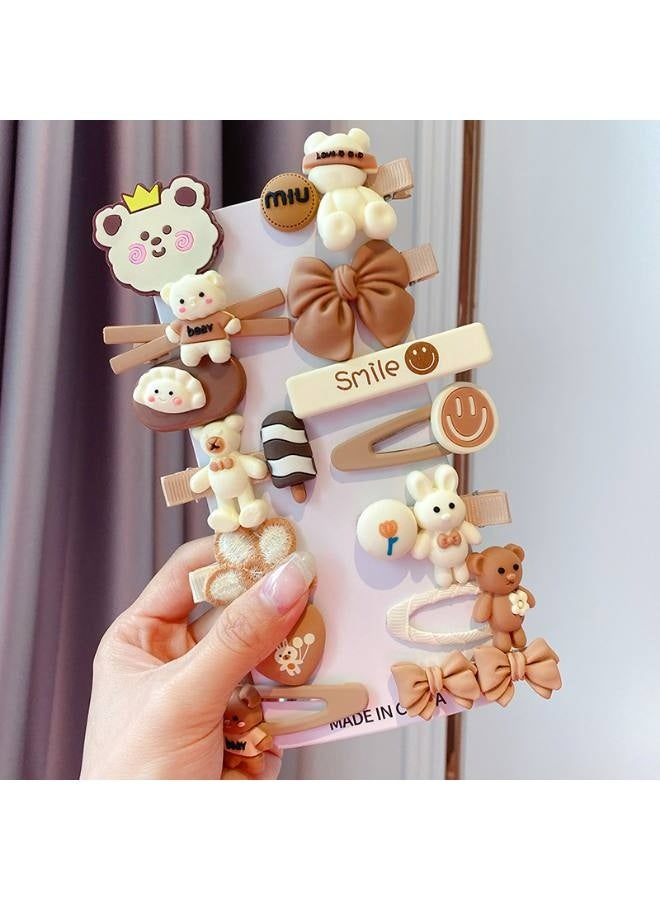 Baby Hair Clips, Hair Pin, Barrettes for Girls, Toddler Girls Hair Accessories, Kids Hair Clips for Styling, Flower Rainbow Candy Fruits Butterfly Cute Hair Clips for Girls 42 Pieces - Image 2