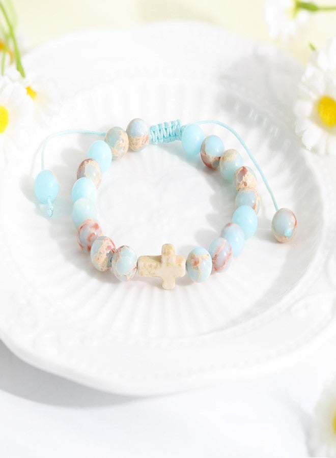 BAYLAY Easter Gifts for Teen Girls Women - Easter Basket Essentials Stuffers for Kids Teens Girls Women Adults Cross Bracelet Stocking Stuffers Gift - Image 4