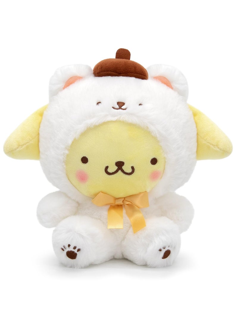 SYOSI My Melody Plush Toys, 30cm Pompompurin Plush Doll, Kawaii Anime Stuffed Toy, Soft Yellow Cartoon Plushie Gift - Image 1
