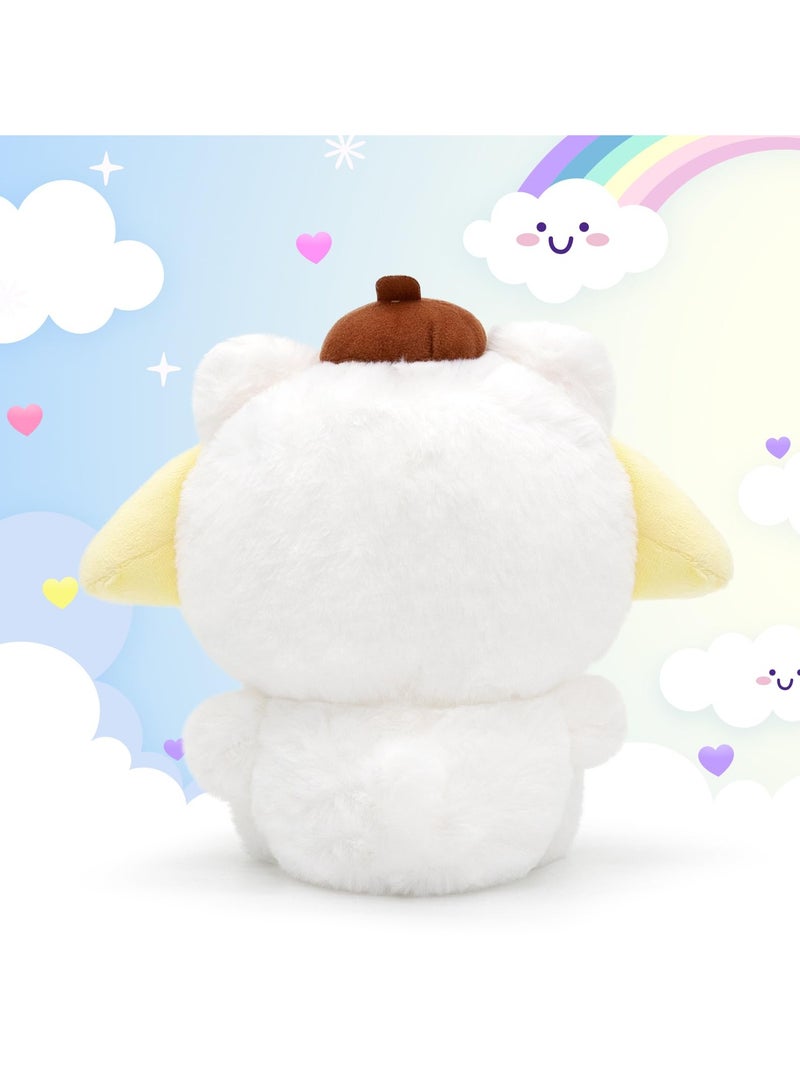SYOSI My Melody Plush Toys, 30cm Pompompurin Plush Doll, Kawaii Anime Stuffed Toy, Soft Yellow Cartoon Plushie Gift - Image 3