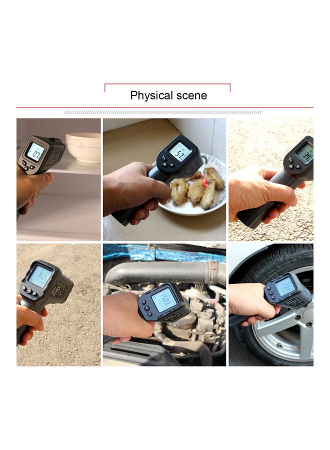 نيبمينينت ميزان قياس حرارة رقمي بالأشعة تحت الحمراء طراز KM-380 يعمل بالليزر يدعم خاصية الاستخدام بدون تلامس - Image 2