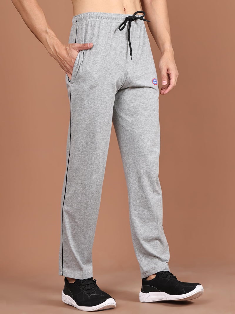 Mack Jonney Men Regular Fit Trackpants Metallic Small Pack of 1-DD1MELANGES01, Mid Rise - Image 5
