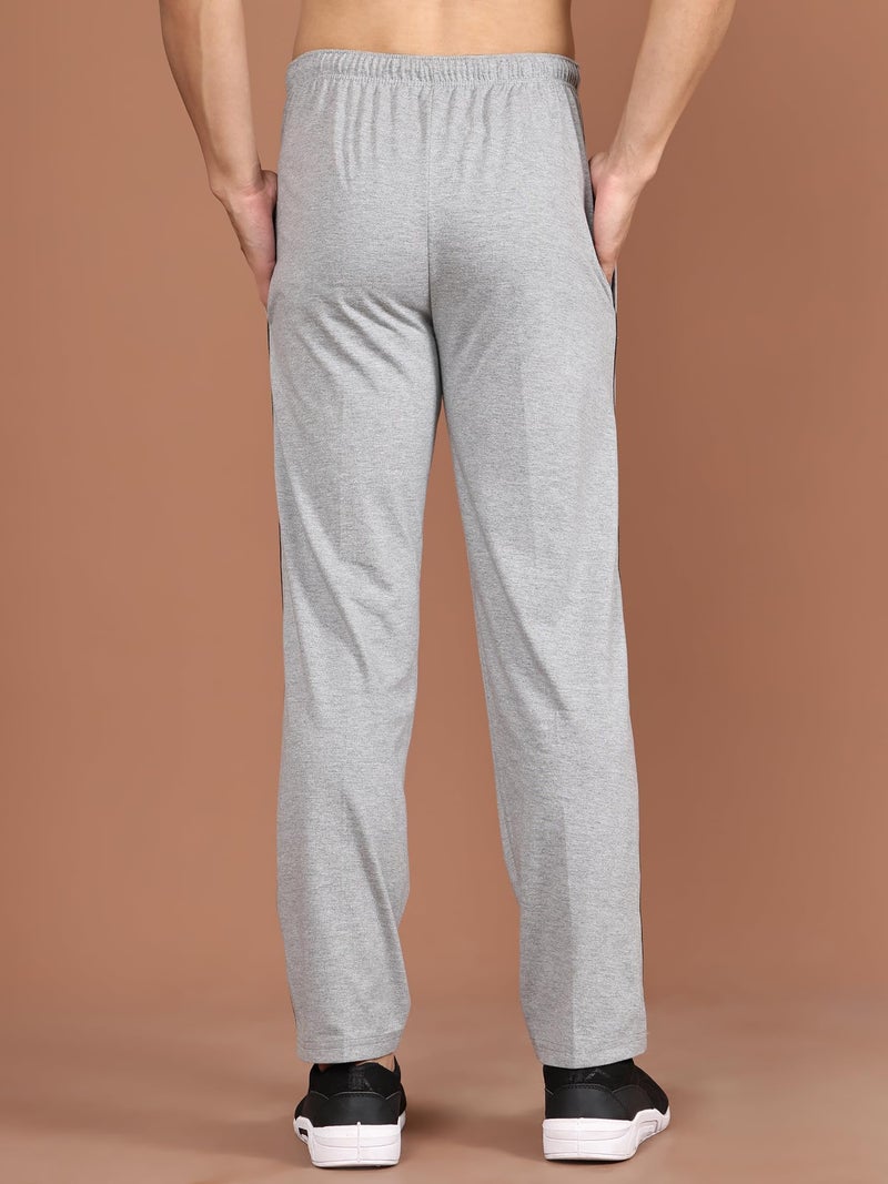 Mack Jonney Men Regular Fit Trackpants Metallic Small Pack of 1-DD1MELANGES01, Mid Rise - Image 3