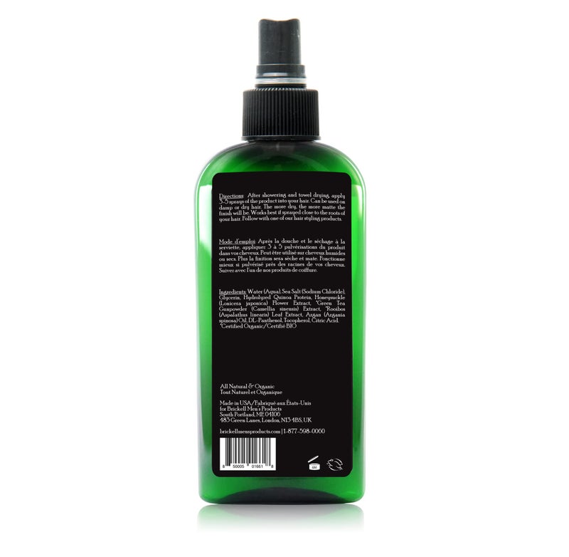 Brickell Men's Products Brickell Men's Texturizing Sea Salt Spray for Men, Natural & Organic, Alcohol-Free, Lifts and Texturizes Hair for a Beach or Surfer Hair Style, 6 Ounce - Image 2