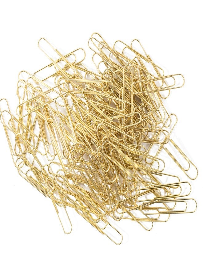 Bflaae Gold Paper Clips,Large Paper Clip 2 Inch Jumbo Paperclips,Smooth Heavy Duty Clips Office Supplies Ideal for Bookmark - Image 4