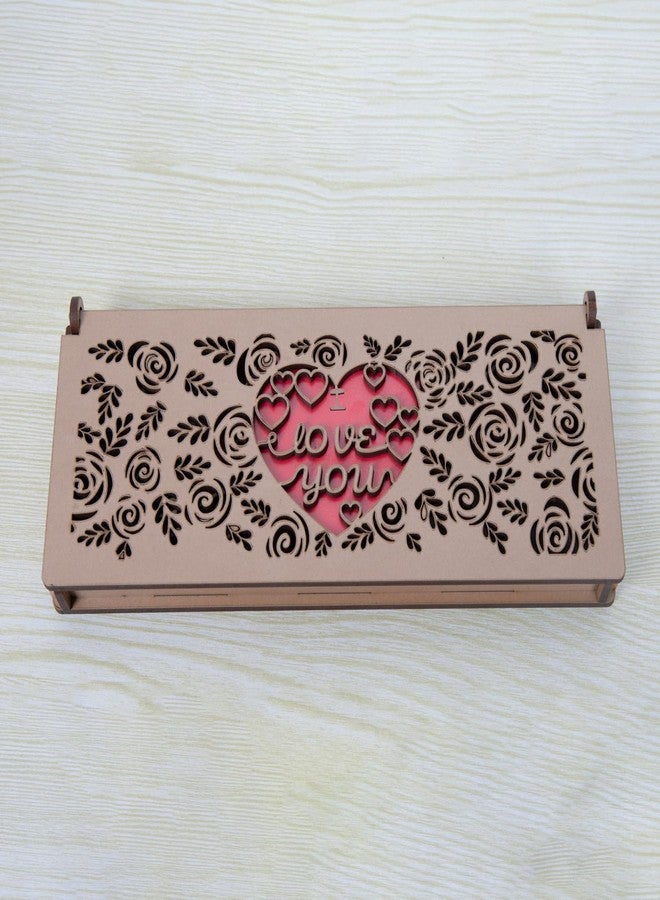 Kaameri Bazaar MDF Red Rose with Gift Box for Valentine Day Gift for Girlfriend, Wife, Husband, Boyfriend - Image 4