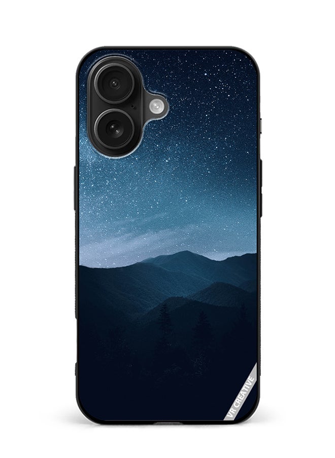 Protective Case Cover For Apple iPhone 16 Plus Starry Nights Design Multicolour