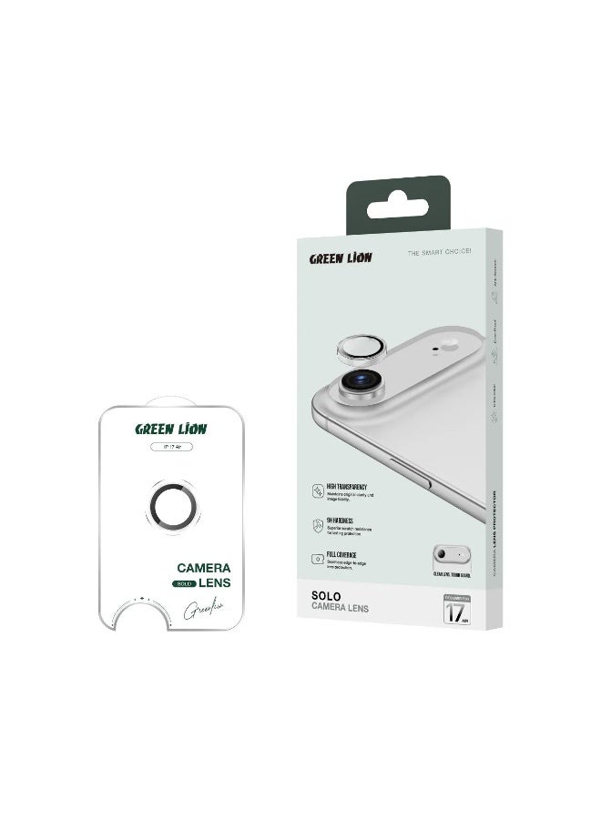 جرين ليون واقي عدسة هوائية لجهاز iPhone 17 / عدسة كاميرا مزدوجة / واقي كاميرا / متين 9H / مضاد للخدش / مقاوم للماء - شفاف - Image 4