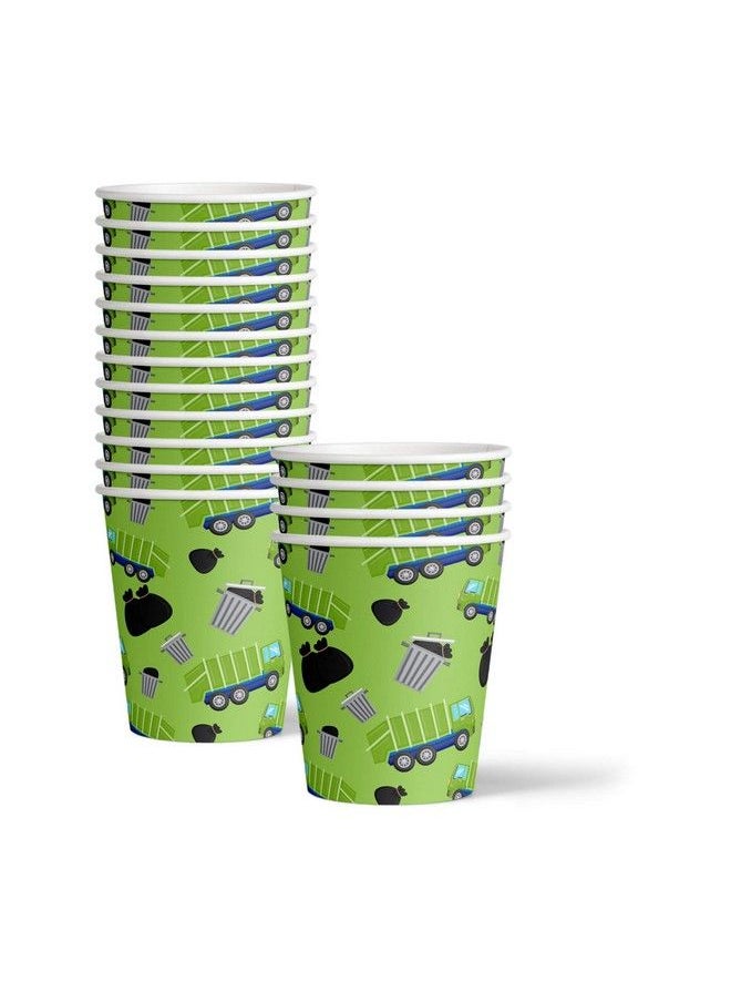 Birthday Galore Garbage Trash Truck Birthday Party Supplies Big Truck Birthday Party Supplies Set Includes Plates, Napkins, And Cups ; Kit For 16  - Image 5