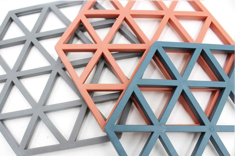 NILKANTH - Set of 4 Silicone Trivets | Coaster | Pot Holder | Placemat for Home Kitchen and Dining Table - Image 3