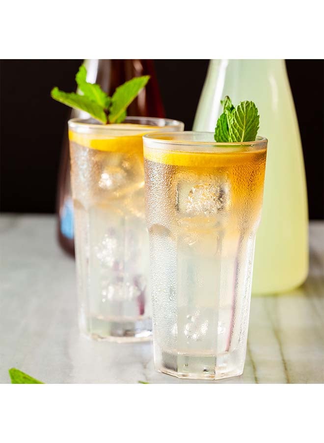 Restaurantware كؤوس مشروبات أوتو سعة 10 أونصات، مجموعة من 6 كؤوس شرب مزخرفة - زجاج مصقول، مقوى، آمن للغسل في غسالة الصحون، مجموعة زجاجية شفافة، لجميع أنواع المشروبات - Image 5