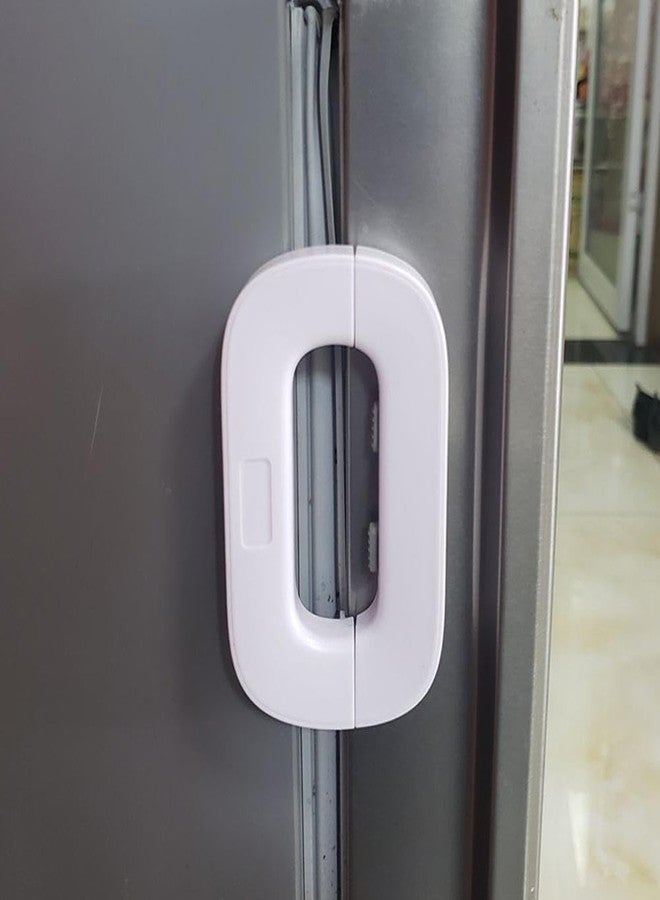 Gladnes Child Safety Refrigerator Door Lock – Self Adhesive Baby Proof Fridge & Freezer Lock for Toddler Kids | One-Hand Auto Lock Cabinet Safety Guard for Cupboard, Wardrobe & Drawer (1 Pcs) - Image 4