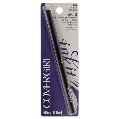 CoverGirl COVERGIRL Ink It! By Perfect Point Plus Waterproof Eyeliner Violet Ink 265, .006 oz (packaging may vary)