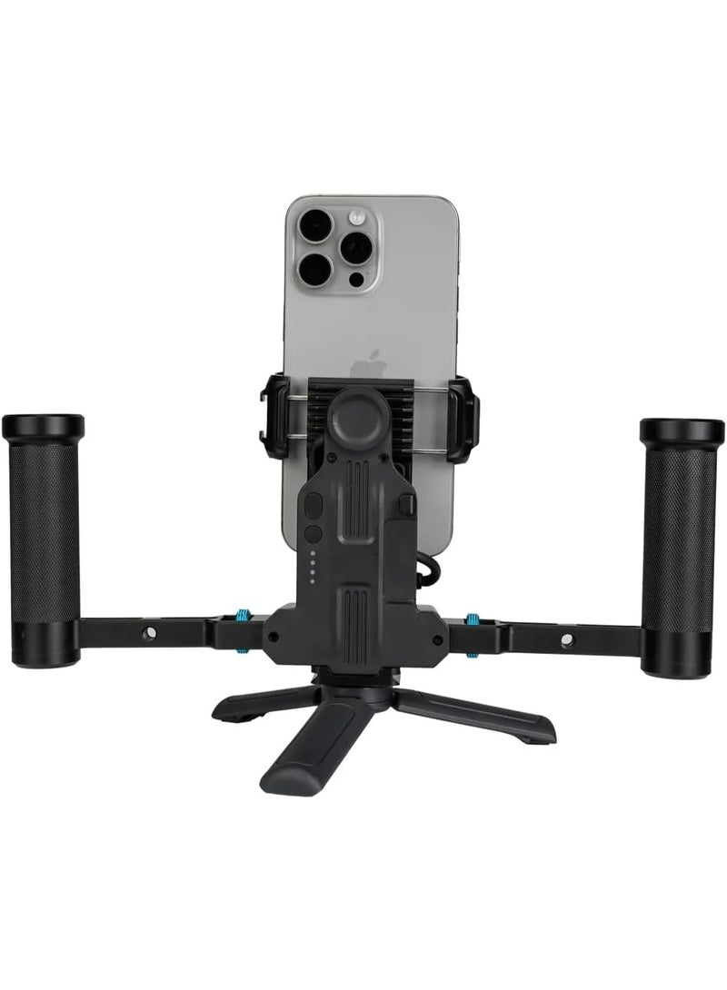 FeiyuTech Phone Video Rig Pro for iPhone 17 16 15 Pro/Pro Max - ProRes 4K Filmmaking Cage with External Storage Hub,Cooling Fan,Battery Extension,USB-C Expansion for Professional iPhone Video Create - Image 2