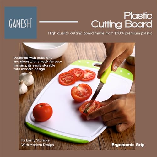Ganesh Plastic Cutting Board, Standard, White - Image 5
