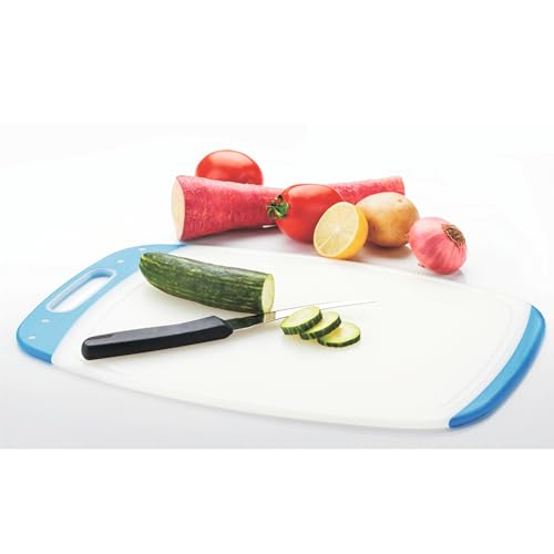 Ganesh Plastic Cutting Board, Standard, White - Image 1